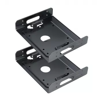 Cadre de montage 5,25 pouces Akasa pour disques 2,5/3,5 pouces - 2 pièces