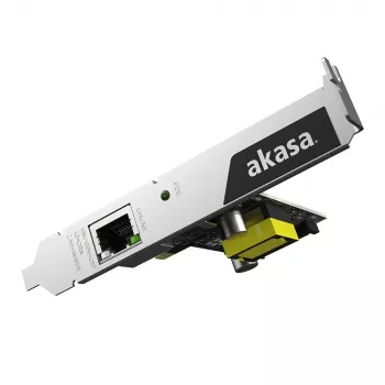 Carte réseau PCIe 2.5G Akasa avec PoE jusqu'à 25,5 W