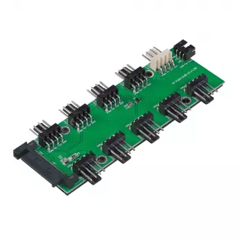 Répartiteur de connecteurs de ventilateur PWM Akasa FLEXA FP10H 1 vers 10 avec câble de 30 cm