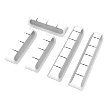 Support de câbles Akasa 3x3 ports + 2x5 ports blanc