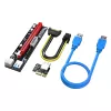 Akasa 6 Sets carte adaptateur PCIe Riser pour minage GPU X16 vers X1