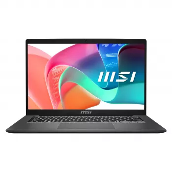 Ordinateur portable MSI Modern 14 F1MG-876FRNN, 14 pouces Full HD IPS, Intel Core 5 120U, 16 Go DDR4, 512 Go SSD, Windows 11 Pro, clavier AZERTY français