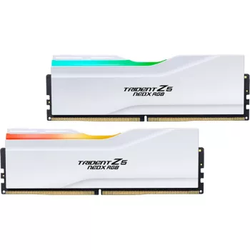Kit dual G.SKILL 32 Go DDR5-6000 (2x 16 Go) Trident Z5 NEO X RGB White