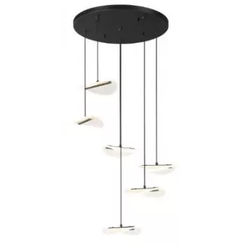 Suspension MILALI 44 cm noir mat E27