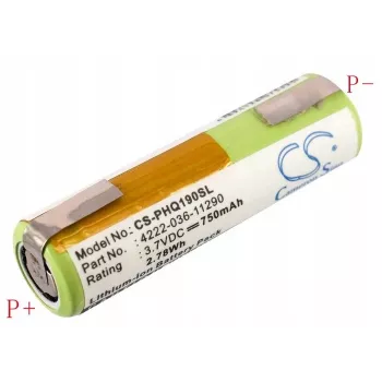 Batterie de remplacement CAMERON SINO 036-11290 pour rasoir Philips Panasonic Arcitec - Ni-MH 1,2V 2100mAh