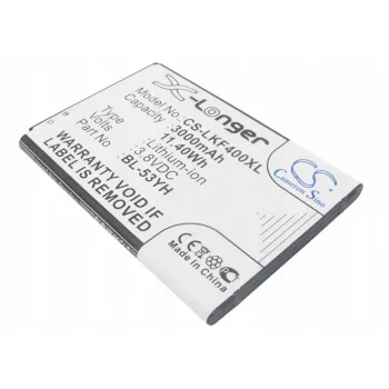 Batterie de remplacement Cameron Sino BL-53YH pour LG G3 (3000 mAh)