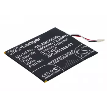 Batterie Cameron Sino pour Amazon Kindle 7e/8e génération (MC-265360-03, 58-000083, 58-000151) - 1500 mAh