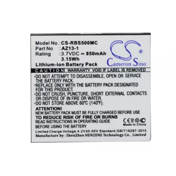 Batterie lithium-ion Cameron Sino AZ13-1 1010mAh 3,7V pour Xiaomi Yi Action Camera