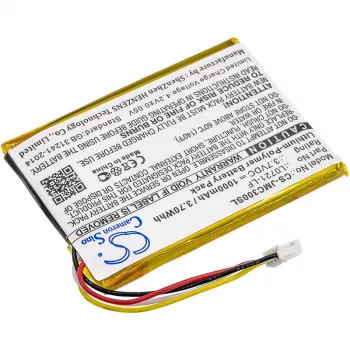 Batterie de remplacement Cameron Sino pour JBL Clip 3, Clip 3AN, Clip 3SAND (L0721-LF / CS-JMC300SL) - 1000 mAh 3,7 V Li-Po