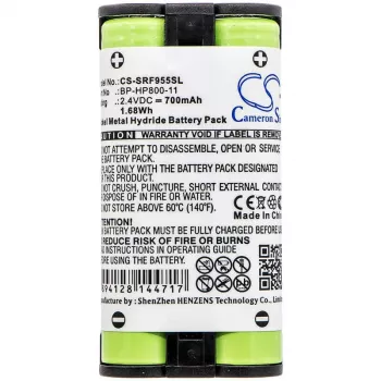 Bloc-batterie Cameron Sino BP-HP800-11 pour Sony MDR-RF995 MDR-RF995RK WH-RF400 CS-SRF955SL