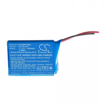 Batterie de remplacement Cameron Sino CS-SKR100SL pour Skullcandy 2XL Ringer Soundmine X7rgfz-842 (1000mAh, 3,7V, Li-Po)