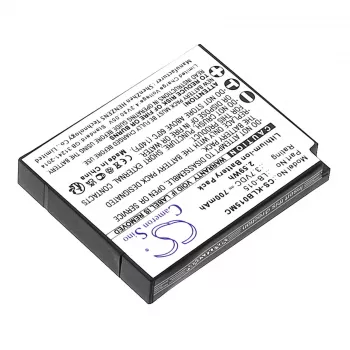 Batterie de remplacement Cameron Sino CS-KLB015MC pour Kodak LB-015, WPZ2, 3,7V 750mAh Li-Ion