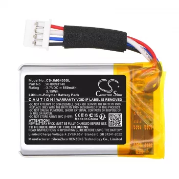 Batterie de remplacement CAMERON SINO AHB693140 pour JBL Go 4 / GO4 - 730mAh 3,7V Li-Po (CS-JMG400SL)