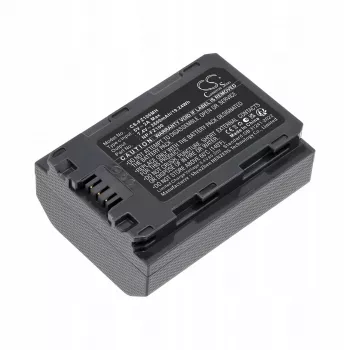 Batterie de remplacement Cameron Sino CS-FZ100MH pour Sony NP-FZ100, 2200mAh, 7,2V, Li-ion, noir