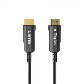 Câble optique actif UNITEK C11072BK-30M HDMI 2.0 4K 60Hz 30m noir