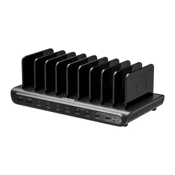 Station de charge UNITEK 10 ports USB-C et USB-A 240W
