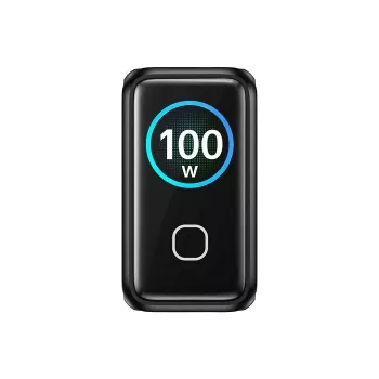 Chargeur UNITEK GaN avec écran 100W 3xUSB-C 1xUSB-A PD3.0 QC4.0 noir