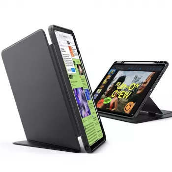 Coque ESR Flip Hybrid pour iPad Air 13 inch 1 / 2 / 3 / 2024-2026 noir