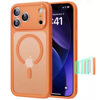 Coque ESR Classic Hybrid MagSafe pour Apple iPhone 17 Pro Max, orange mat