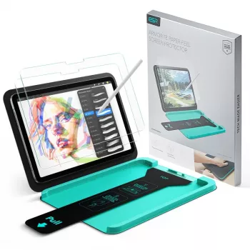 Protection d'écran ESR Paper Feel pour Apple iPad Air 10,9 4e/5e gén. (2020-2022) / iPad 11 6e/7e/8e gén. (2024-2026) - lot de 2