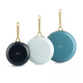 Ensemble de 3 poêles à frire GreenPan Shades Coastal, 20+24+28 cm