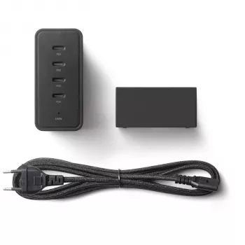 Chargeur de bureau rapide Native Union 140W Type-C PD GaN noir