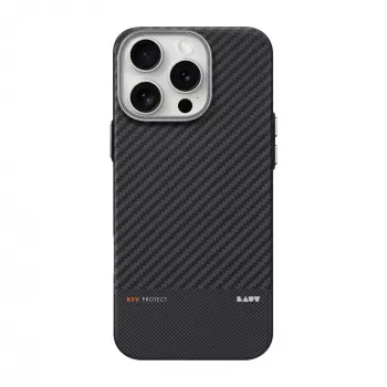 Laut Kev Protect Étui pour iPhone 16 Pro Max, compatible MagSafe, noir