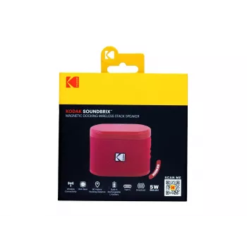 Enceinte empilable sans fil KODAK SoundBrix Reverb Red