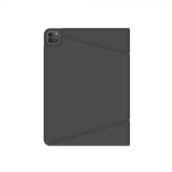 AMAZINGTHING Matte Pro Mag Étui folio avec support pour iPad Air 13 M2/M3/M4 (2024/2025/2026) - Noir