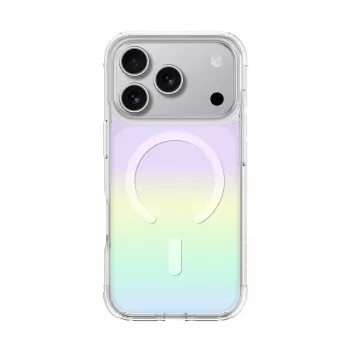 Étui AMAZINGTHING Minimal Mag pour iPhone 17 Pro Max, compatible MagSafe, multicolore arc-en-ciel