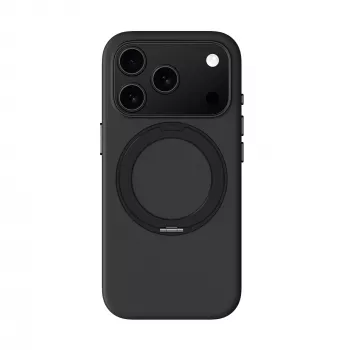 Coque AMAZINGTHING Cloudie pour iPhone 17 Pro Max avec béquille - Noir