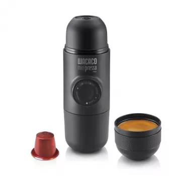 Machine à espresso portable WACACO Minipresso NS pour capsules Nespresso, noire