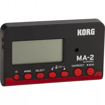 Korg MA2-BKRD métronome numérique de poche LCD noir/rouge
