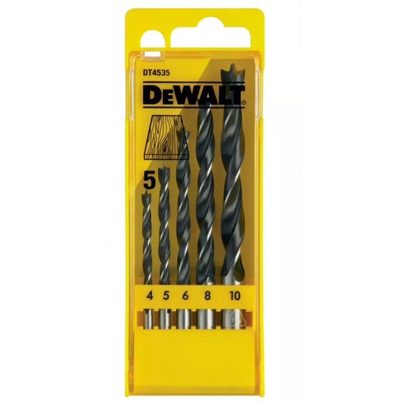 Coffret de forets à pointer DEWALT DT4535 5 pièces 4-10 mm