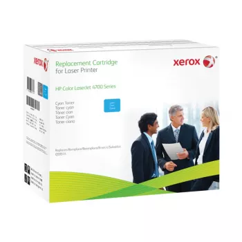 Cartouche de toner Xerox cyan (alternative à HP Q5951A) pour HP Colour LaserJet série 4700 - 11 600 pages