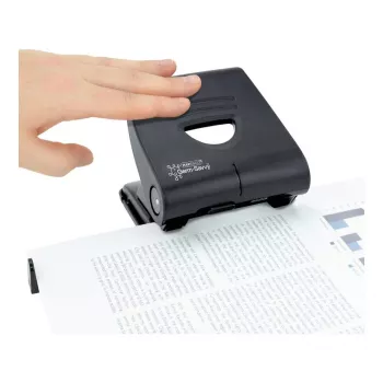Perforatrice 2 trous Rapesco 827-P PF827PB2, 30 feuilles, noire