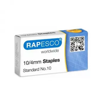 Agraffes galvanisées Rapesco AP510VZ3 n° 10, 1000 par paquet