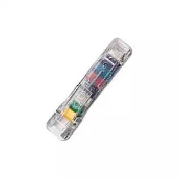 Distributeur de clips Rapesco Supaclip 40 - noir/argent - capacité 40 feuilles - 8 clips inclus