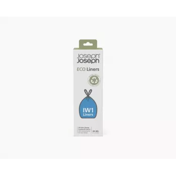 Sacs poubelle gris en plastique recyclé Joseph Joseph IW1 24-36 L (pack de 20)