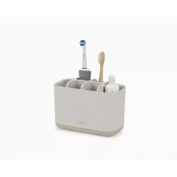Grand porte-brosse à dents mat écru Joseph Joseph EasyStore