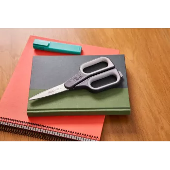 Ciseaux Joseph Joseph PlusCut gris avec cutter intégré