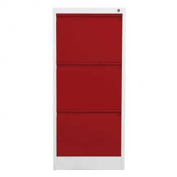 Armoire à dossiers ignifuge Phoenix Safe FC1003GRK 3 tiroirs rouge