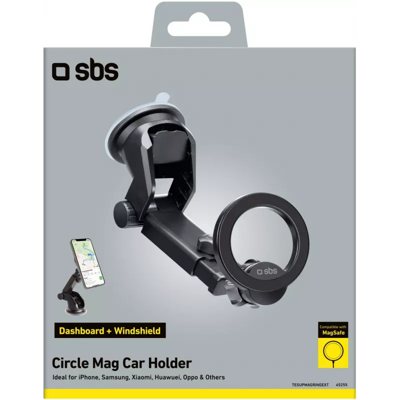 Support MagSafe SBS TESUPMAGRINGEXT, noir