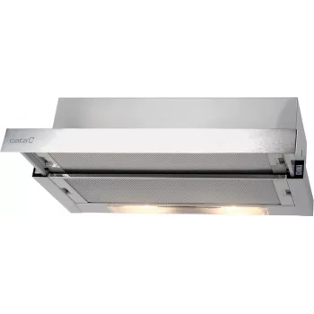 Hotte aspirante encastrable Cata TF-2003 DURALUM 700, télescopique, largeur 70 cm, max 390 m³/h, LED, acier inoxydable