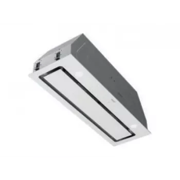 Hotte murale Cata GA DUAL 90 WH, 90 cm, 805 m³/h, acier inoxydable avec verre blanc