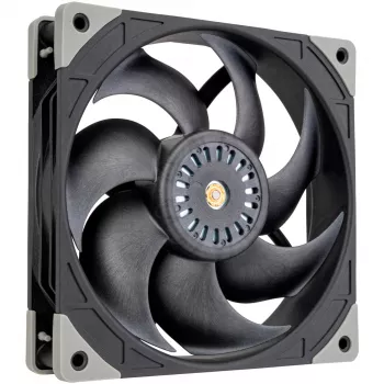 Ventilateur de boîtier SILVERSTONE TECHNOLOGY SST-FHL140 140 mm noir, 4 broches PWM, palier hydraulique, 0-1500 RPM, 92,5 CFM