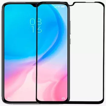 Protection d'écran anti-statique en verre Full Cover 2.5D avec colle japonaise Evelatus pour Xiaomi Mi 9 Lite