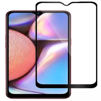 Protection d'écran anti-statique en verre Full Cover 2.5D avec colle japonaise Evelatus pour Samsung Galaxy A20s