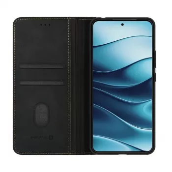 Evelatus Étui à rabat pour Xiaomi Redmi Note 14 5G - Noir