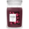 Bougie en pot Yankee Candle Signature Black Cherry Large, 567 g